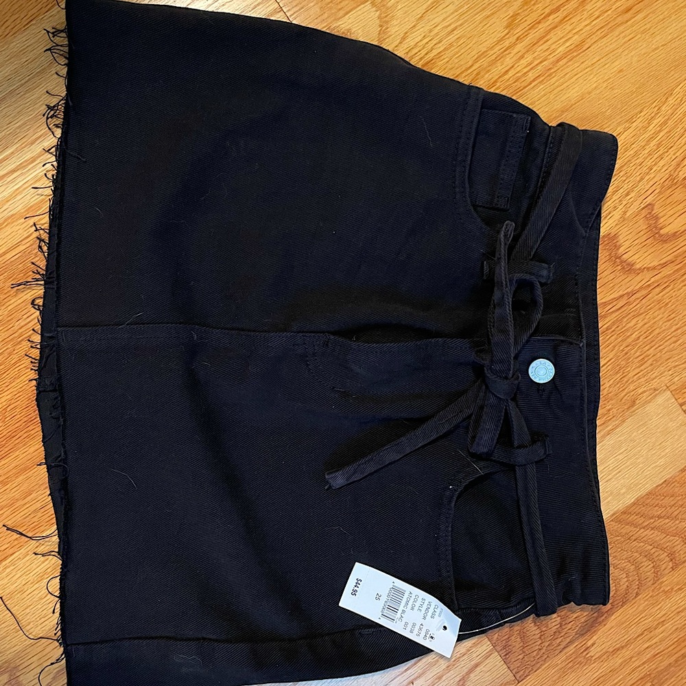 Pacsun black tie skirt